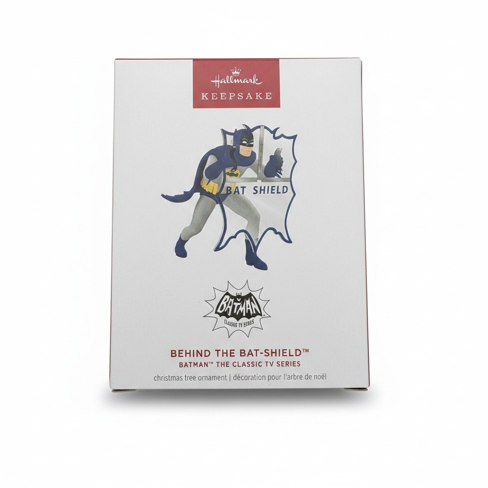 Hallmark‎ Keepsake 2025 Batman Behind the Bat-Shield Classic TV Series Ornament